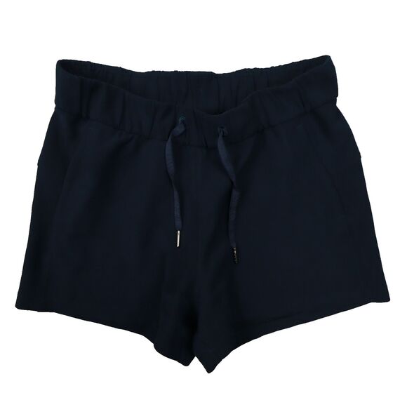 lululemon athletica Pants - lululemon Women's Navy Blue License to Train Drawstring Shorts Size 4